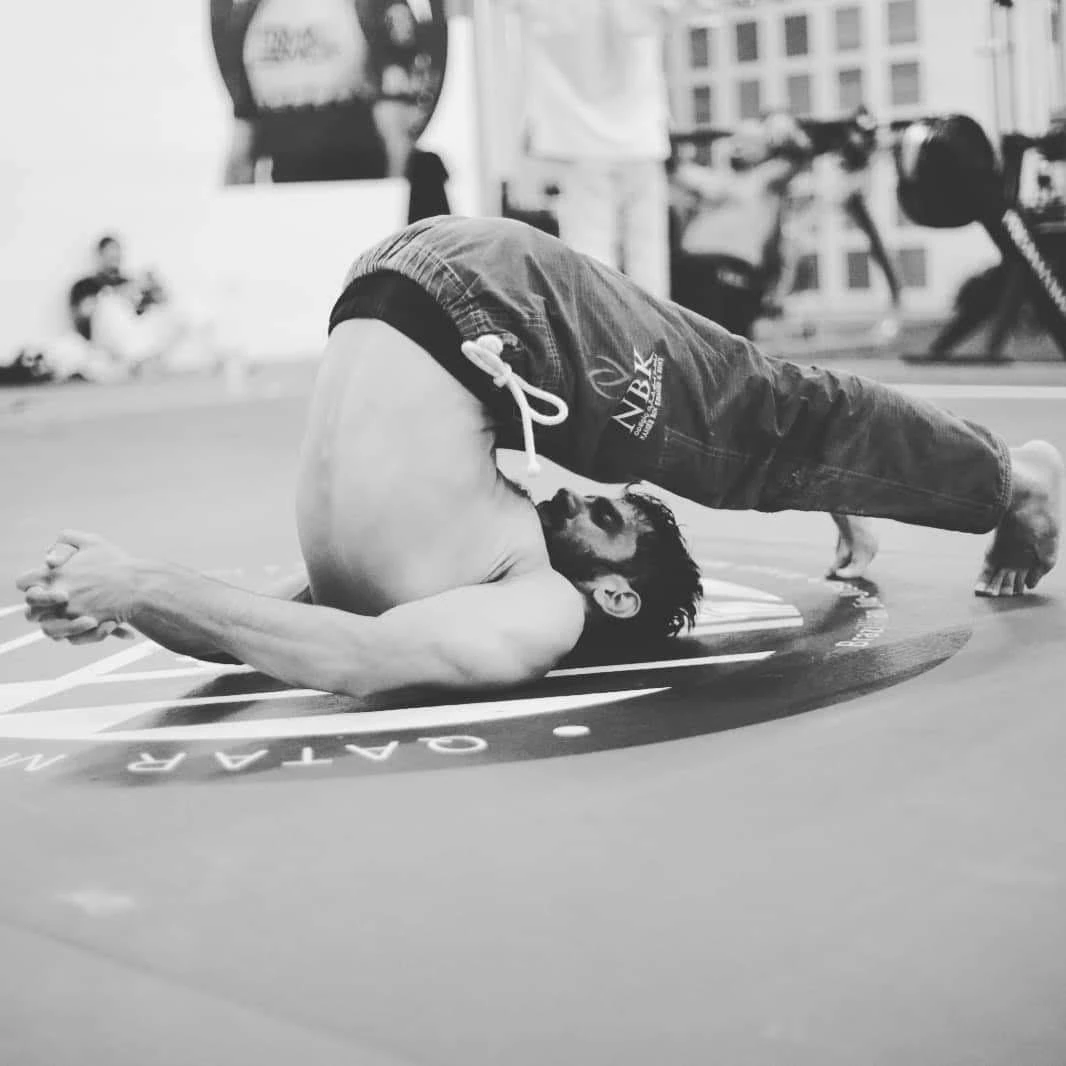 On the mat
