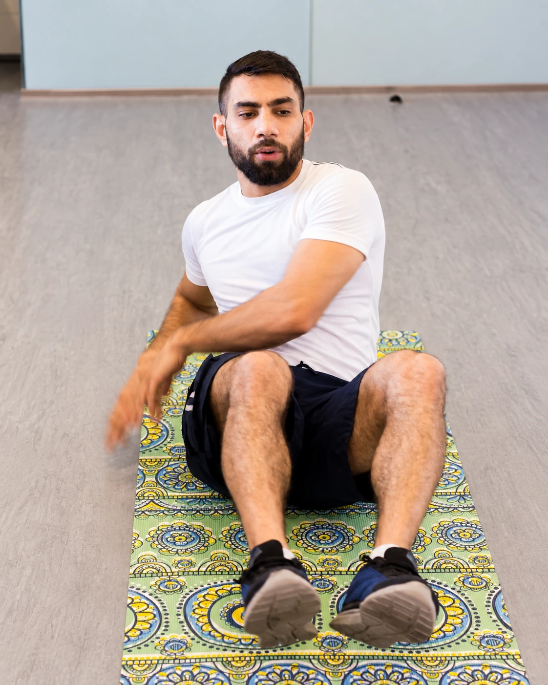 Seated mobility exercise